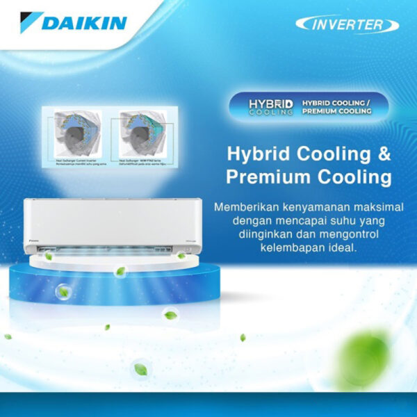 AC DAIKIN FTKQ60UV Room Air Inverter 2.5 PK