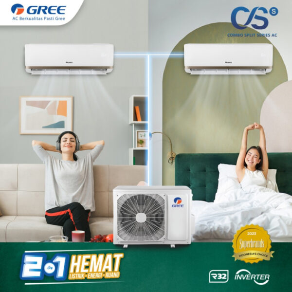 GREE GWC-0707CSS Combo Split S - Inverter 2IN 1 Series