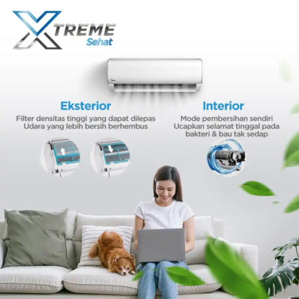 AC MIDEA MSFC-12CRN2X AC Split Wall Mounted 1.5 PK